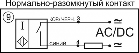 Датчик бесконтактный индуктивный И12-NO-AC-ПГ(Текаформ)